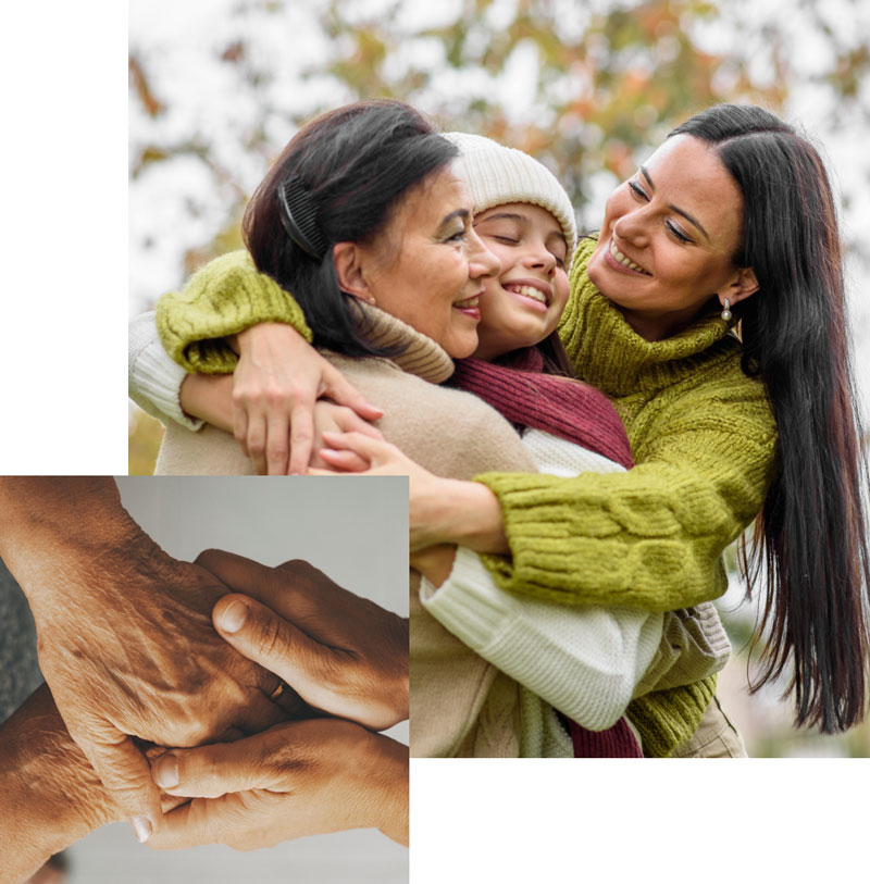 Family-Hugging Family Hugging